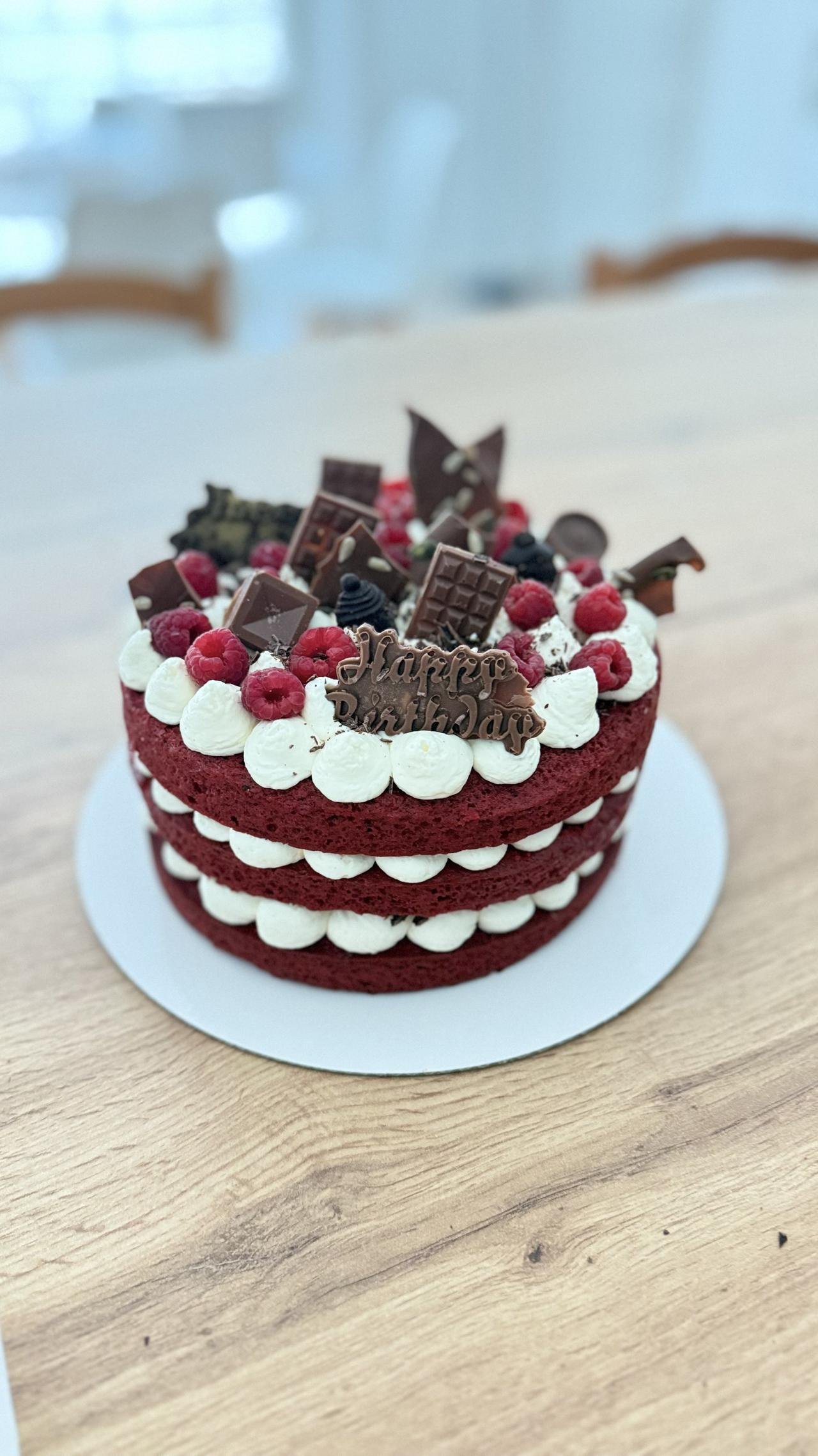 Torta red velvet realizzata da Gioia
