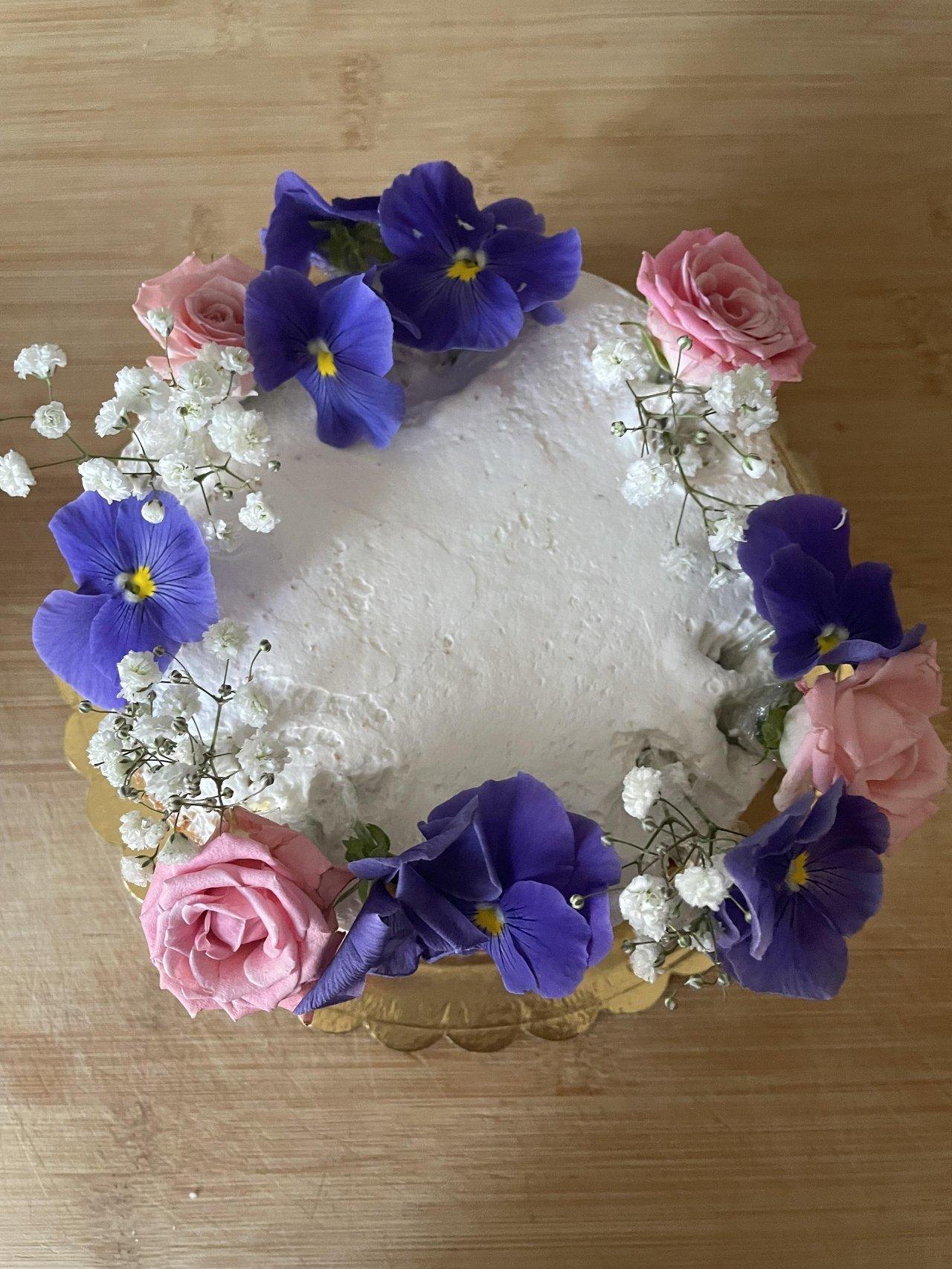 Torta floreale realizzata da Gioia